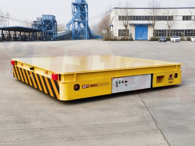 মোটর কারখানা হ্যান্ডলিং কার্ট 30 টন ব্যাটারি ট্রান্সফার কার্ট