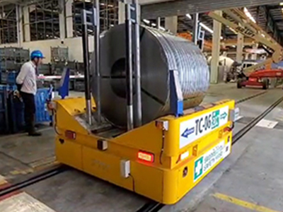 30 টন রেল গাইড যানবাহন বৈদ্যুতিক স্থানান্তর কারি কলি পরিবহন গাড়ি