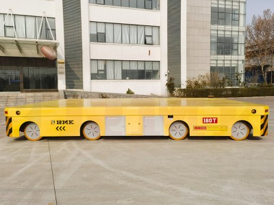 160 টন ভারী লোড ট্রান্সপোর্টার সর্বজনীন মোবাইল ট্র্যাকলেস ট্রান্সফার কার্ট