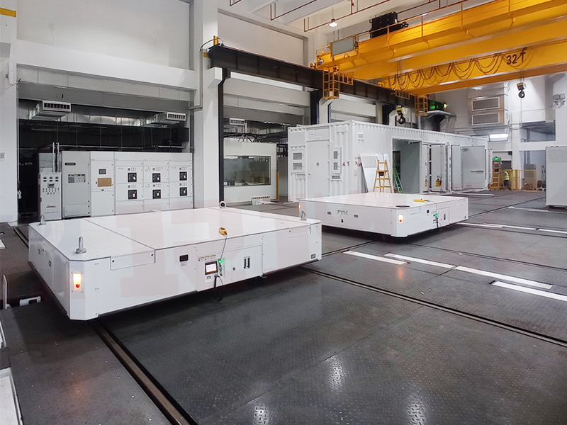 40 টন+40 টন দ্বৈত কার্ট লিঙ্কেজ স্বয়ংক্রিয় আরজিভি