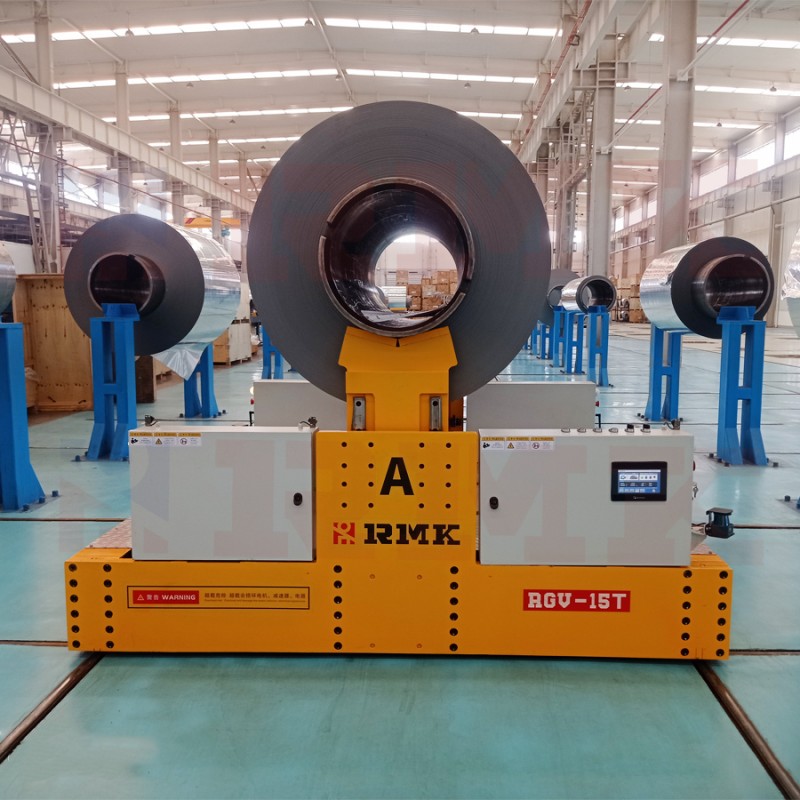 15 টন ব্যাটারি চালিত ইস্পাত coil রেল স্থানান্তর যানবাহন