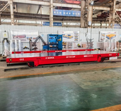 10 টন ভারী দায়িত্ব Trackless বৈদ্যুতিক ট্রান্সফার কার্ট